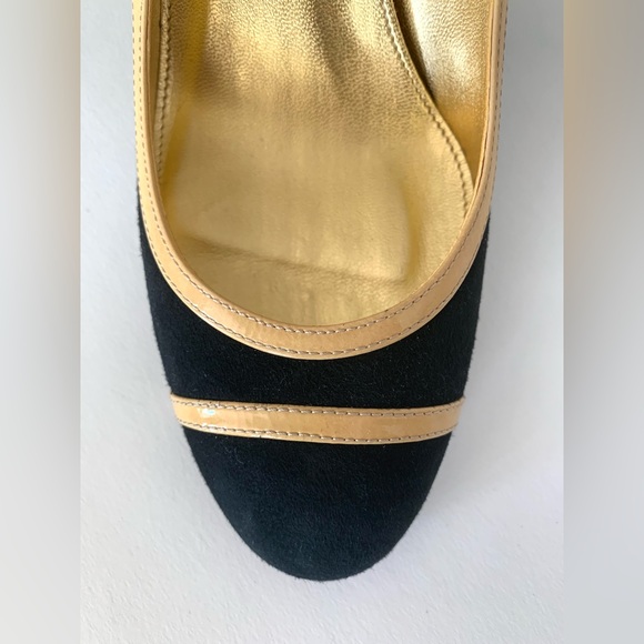 J. Crew Mary Jane suede and patent leather pumps. Never worn, size 8. - Picture 7 of 10